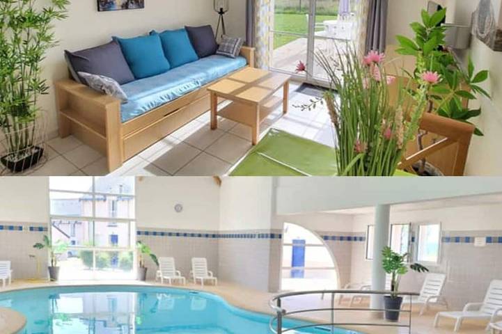 Maison de vacances pour 4 personnes, avec jardin ainsi que terrasse et piscine - 1