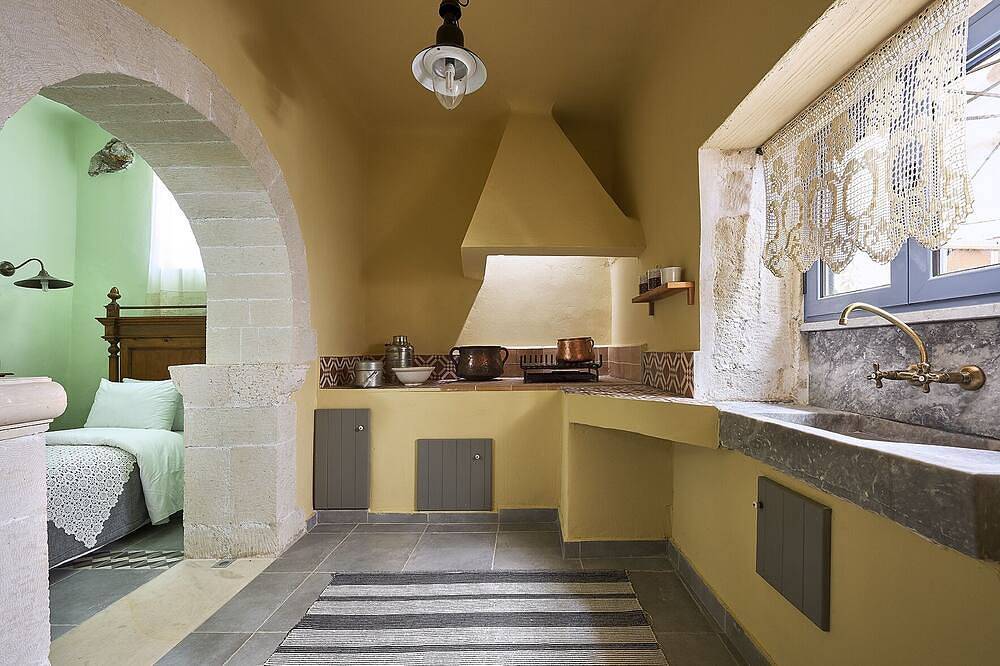 Erstaunliche 3-Zimmer-Villa Mit Privatem Pool Und Meerblick in Kefalas, Vamos
