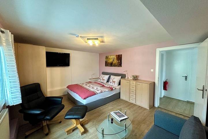 Ganze Wohnung, 1-Zimmer-Apartment – Beste Innenstadtlage mit Whirlpool & DreiWelten-Card in Bad Dürrheim, Mittlerer Schwarzwald