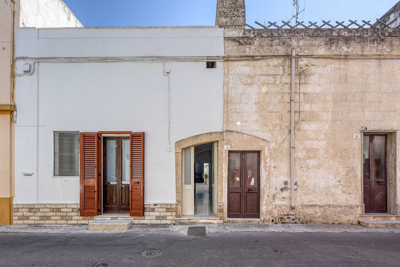 Ferienhaus 'Antica Dimora' mit gemeinsamer Terrasse und Garten in Morciano di Leuca, Golf von Tarent