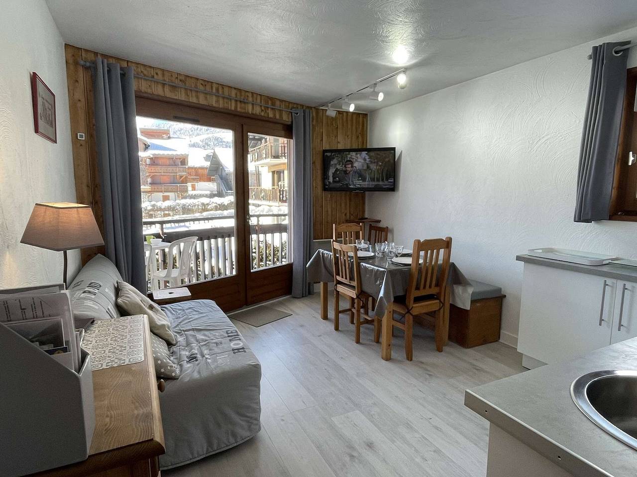 Appartement entier, Appartement 2 pièces avec parking, près des pistes - 5 couchages in Praz-sur-Arly, Pays du Mont-Blanc