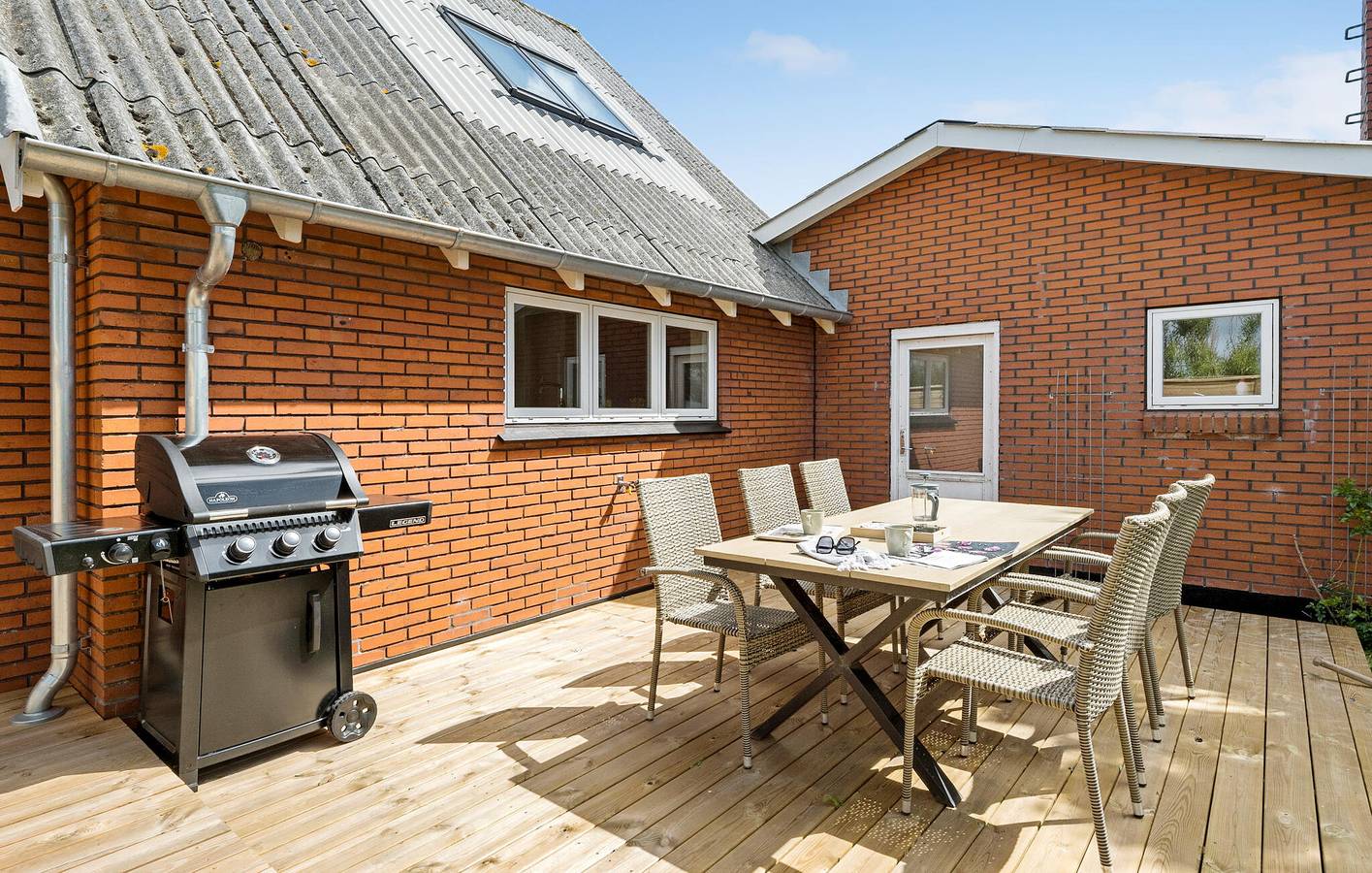 Ferienhaus für 7 Personen mit Terrasse in Thyholm, Limfjord in Westjütland