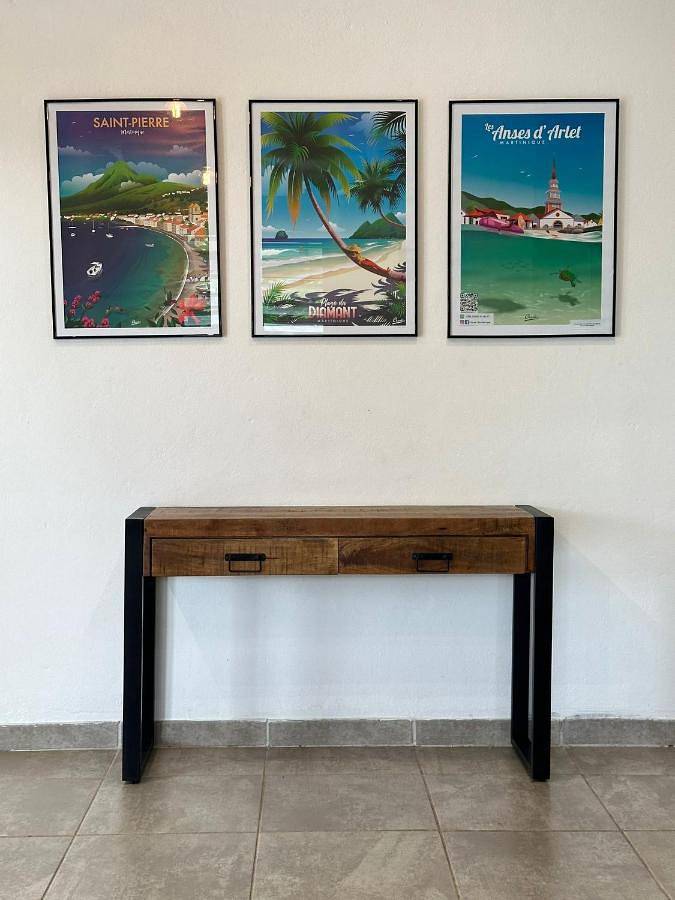 Location de vacances pour 5 personnes, avec vue ainsi que piscine et jardin à Les Anses-d'Arlet - 2