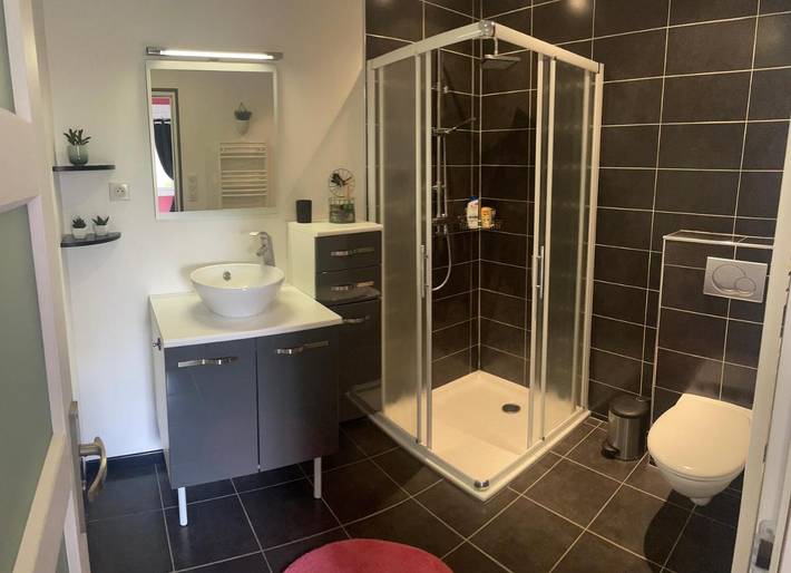 Double Room with Terrace in Bourg-Achard, Région de Bernay