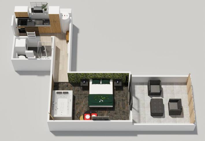 Gîte pour 2 personnes, avec jacuzzi et terrasse à Montdidier - 4