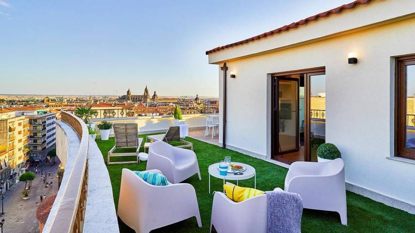 Apartamento de férias para 6 pessoas, com jardim e vista em Salamanca