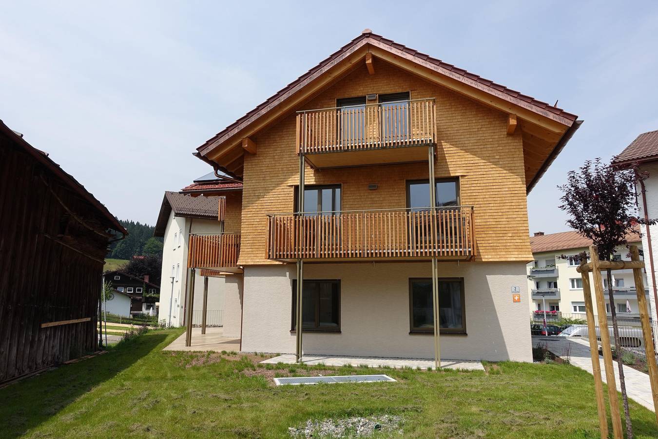 Ganze Ferienwohnung, Chalet Marienbrunnen Wohnung 2 in Oberstaufen, Bayerisch Schwaben