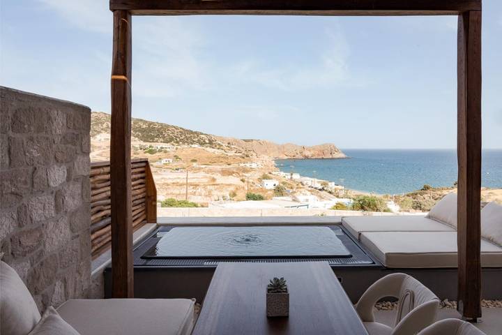 Hôtel pour 3 personnes, avec vue sur l’océan et terrasse