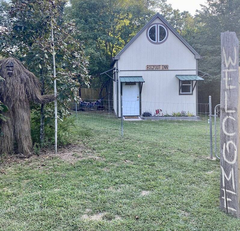 Bigfoot Inn -cabin with loft -near Illinois River in Ozark Mountains
