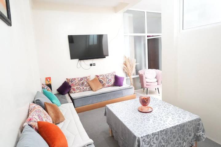 Vakantieappartement voor 4 personen, with zwembad and tuin as well as sauna, kindvriendelijk in Agadir