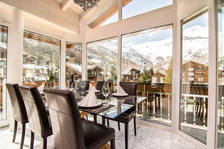 Hütte für 6 Personen, mit Balkon und Ausblick in Saas-Fee - 3
