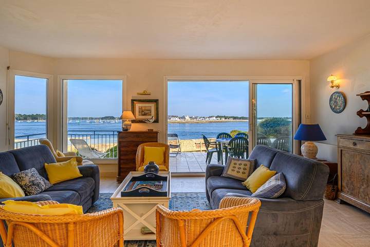 Maison de vacances pour 7 personnes, avec balcon à Loctudy