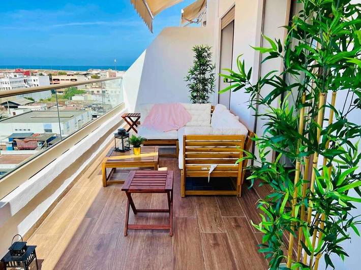 Appartement de vacances pour 6 personnes, avec jardin ainsi que balcon et vue - 1