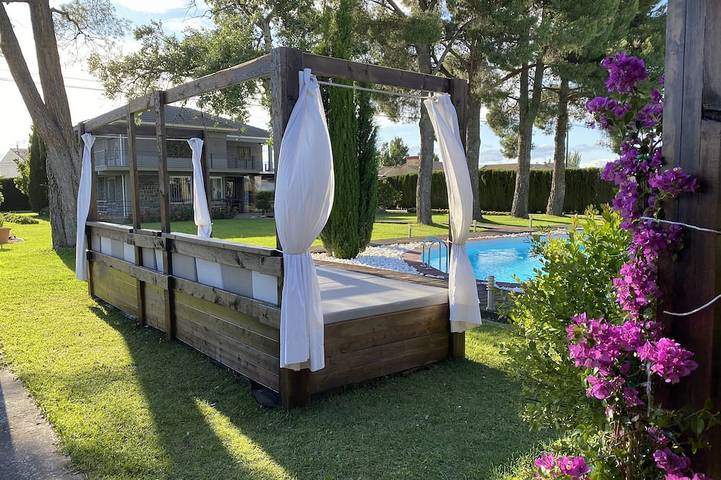Maison de vacances pour 16 personnes, avec Balcon et Jardin à Saragosse