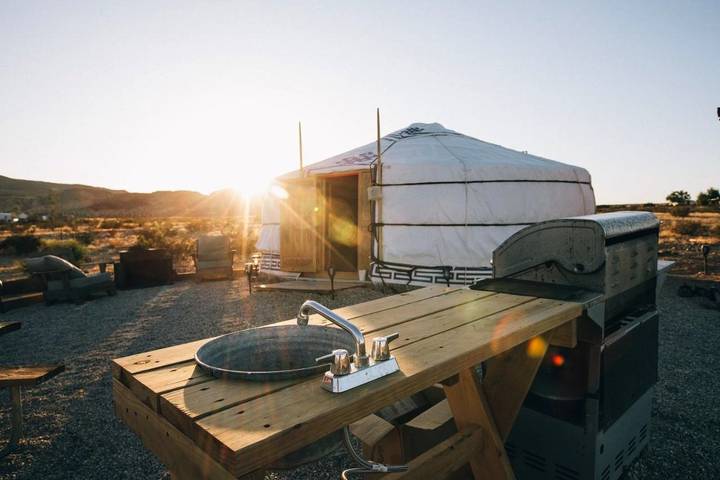 Camping voor 4 personen, met uitzicht en terras, met huisdier in Californie