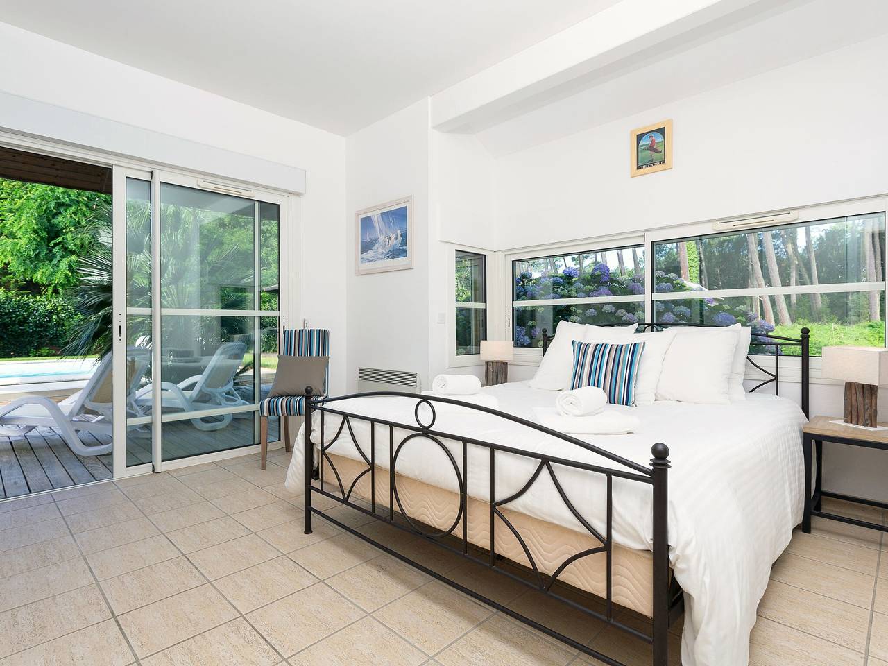 Villa que admite mascotas con piscina in Moliets-et-Maa, Côte d’Argent