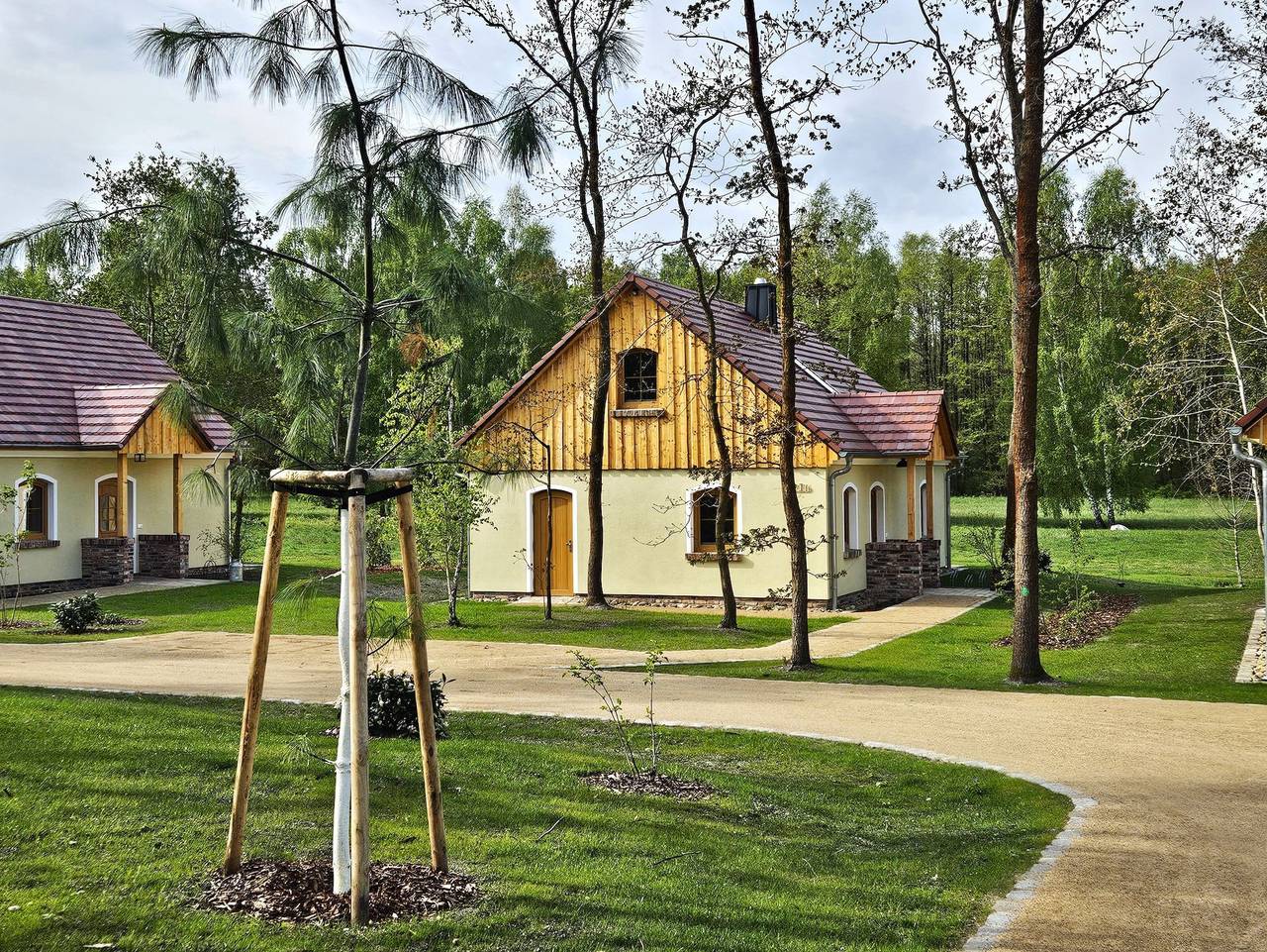 Ganze Ferienwohnung, Ferienhäuser Krabat-Mühle Schwarzkollm - Ferienhaus Birkenhain in Hoyerswerda, Lausitzer Seenland