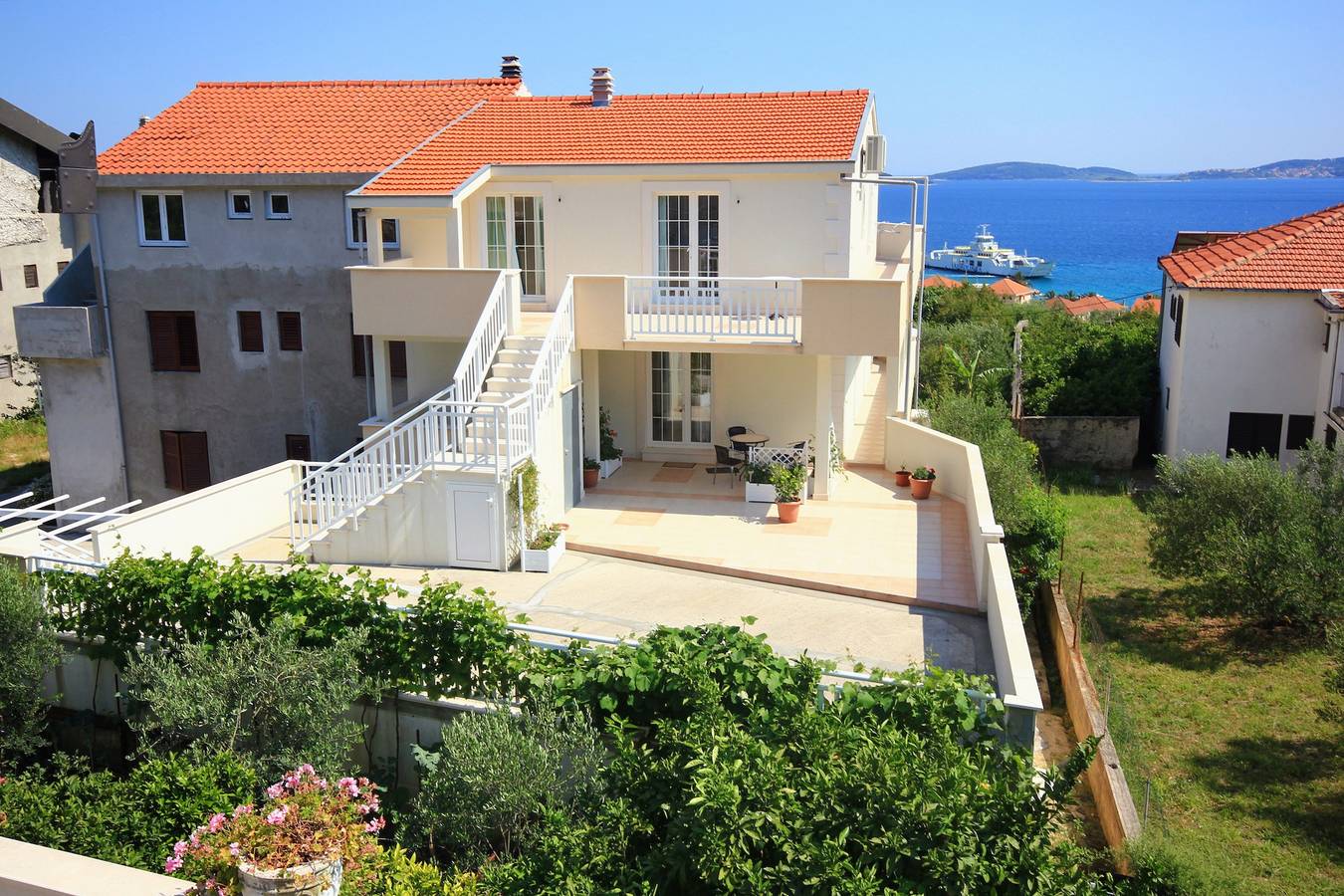 Ganze Wohnung, 1-Zimmer-Ferienwohnung mit Terrasse und Meerblick Orebic, Peljesac A-10423-a in Orebic, Dubrovnik-Neretva