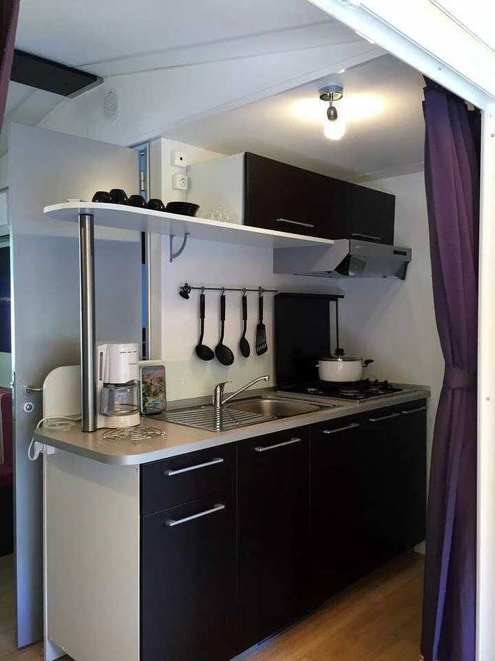 Mobil home pour 6 personnes, avec bassin pour enfant à Labeaume - 3