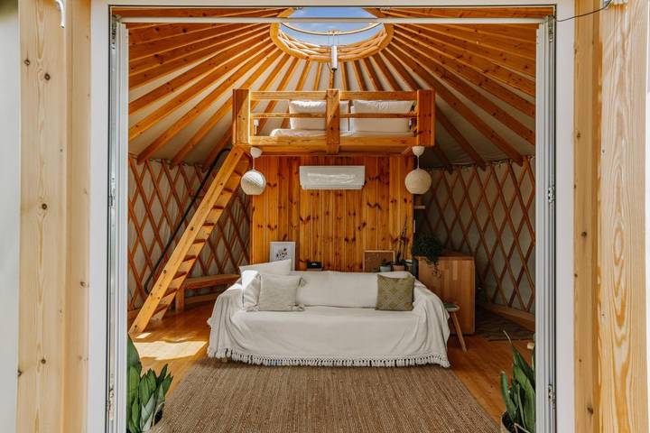 Camping für 3 Personen, mit Garten und Ausblick sowie Balkon auf Kreta - 2