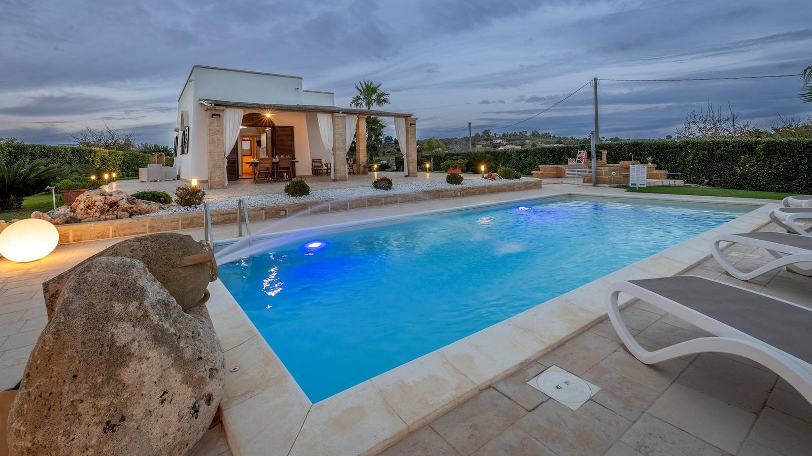 Villa für 4 Personen mit Garten in Salve, Golf von Tarent