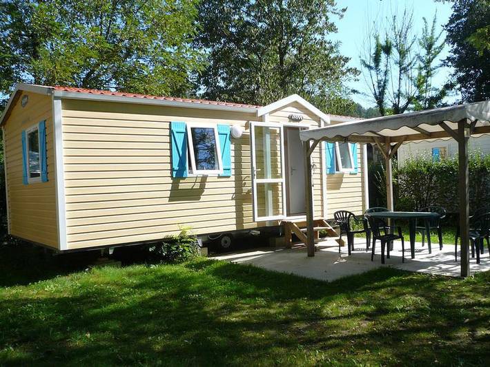 Mobil home pour 6 personnes, avec bassin pour enfant, animaux acceptés à Rosières (Ardèche) - 2