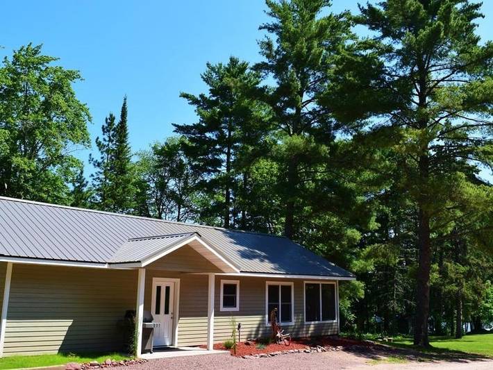 Wynajem wakacyjny dla 6 osób, z widok i taras oraz widok na jezioro, zwierzęta dozwolone w Wisconsin