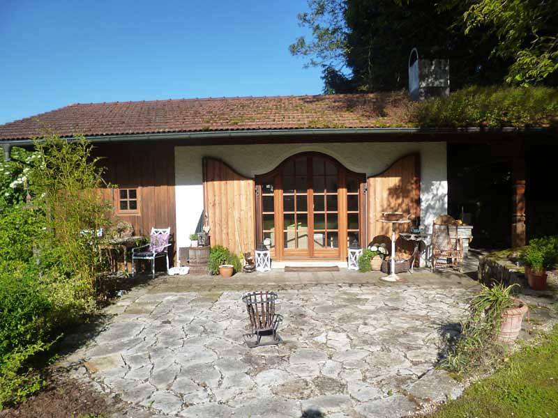 Ganze Ferienwohnung, Ferienhaus Steinmeier - Ferienhaus Steinmeier, 56qm, Kamin in Übersee, Chiemsee