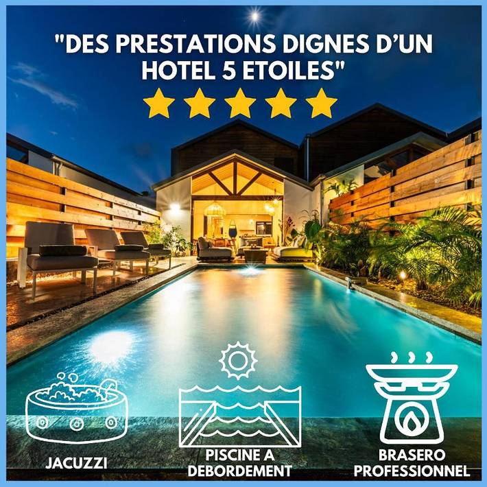 Location de vacances pour 8 personnes, avec jardin ainsi que piscine et jacuzzi à Petite-Île - 3