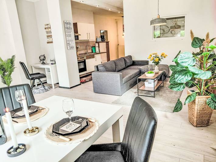 Ferienwohnung für 4 Personen, mit Terrasse und Ausblick