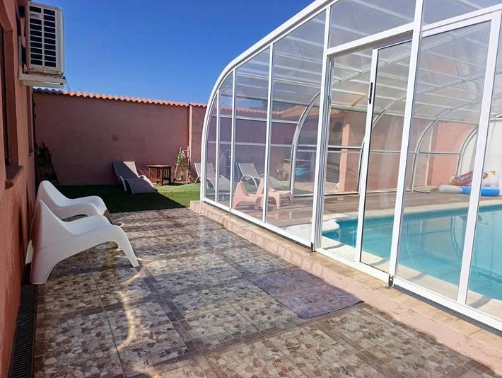 Casa de vacaciones para 7 personas, con piscina además de jardín y vistas, Familias con niños en Provincia de Teruel - 3
