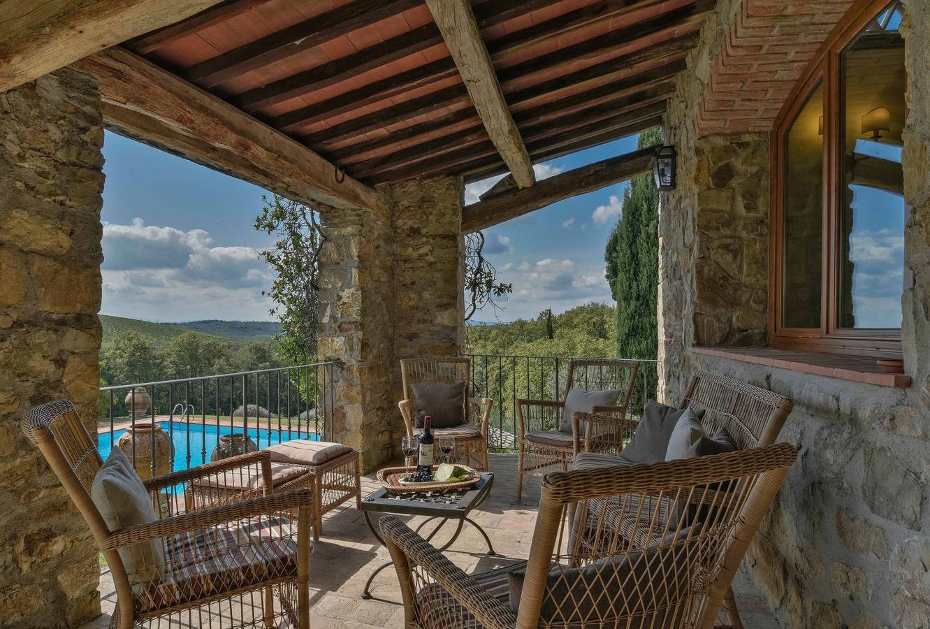Villa für 12 Personen mit Garten in Cortine, Barberino Tavarnelle