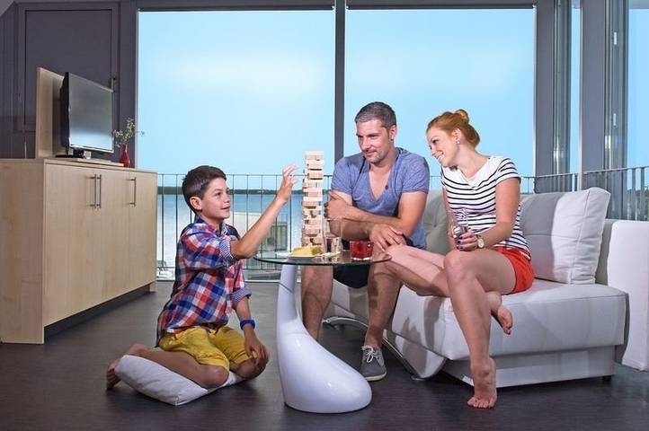 Ferienwohnung für 4 Personen, mit Terrasse in Geierswalde