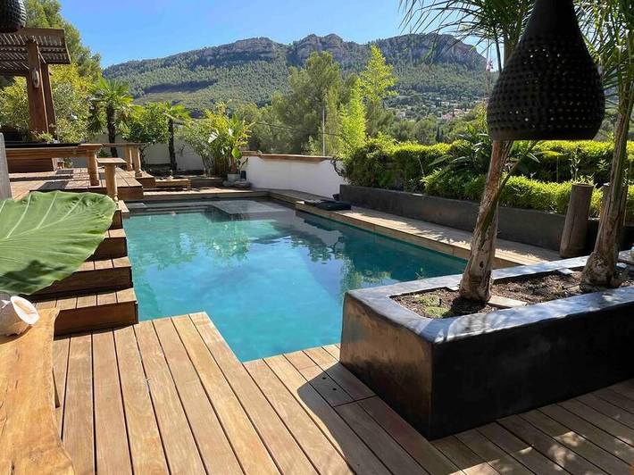 Villa pour 8 personnes, avec piscine et terrasse ainsi que vue et sauna à Cassis - 2