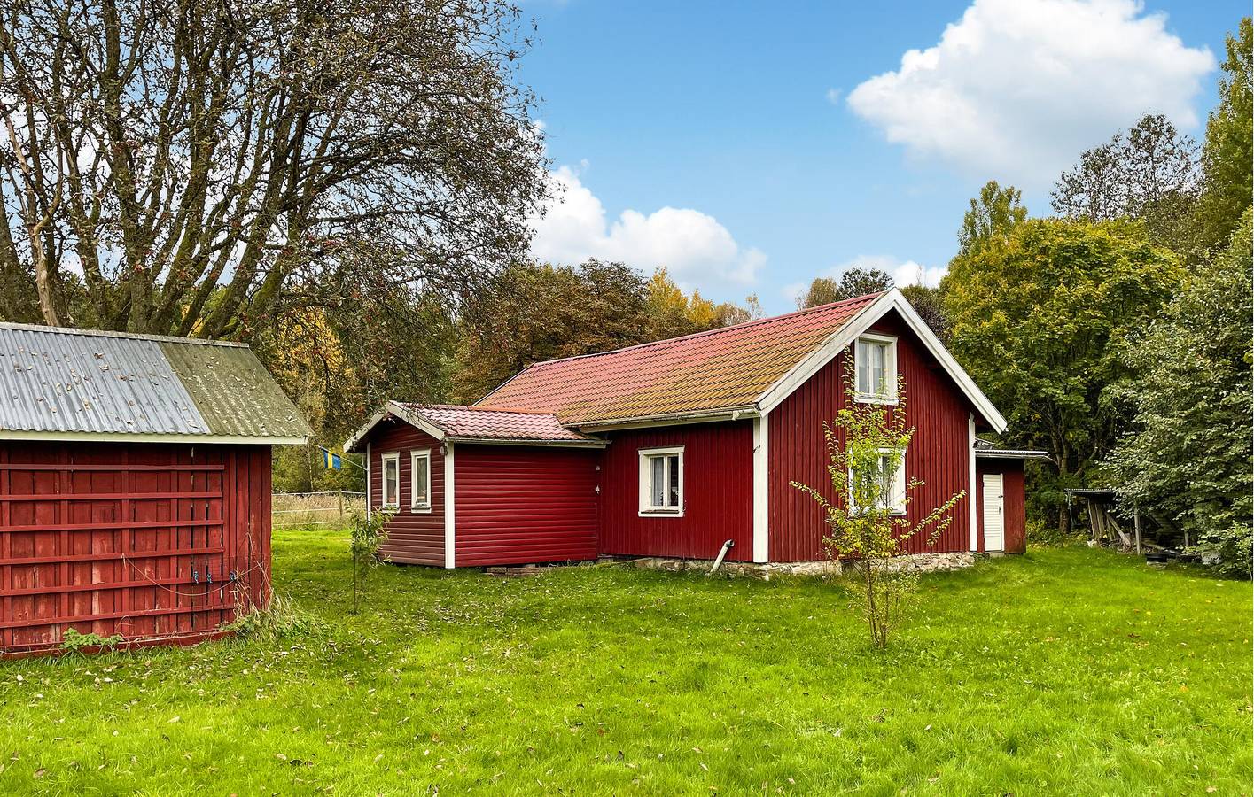 Ferienhaus für 6 Personen mit Garten in Marks Kommun, Västergötland