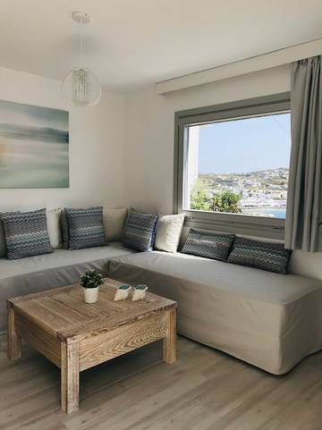 Villa für 4 Personen, mit Balkon und Meerblick auf Mykonos
