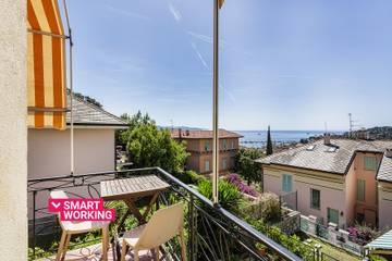 Gîte pour 5 personnes, avec balcon à Santa Margherita Ligure