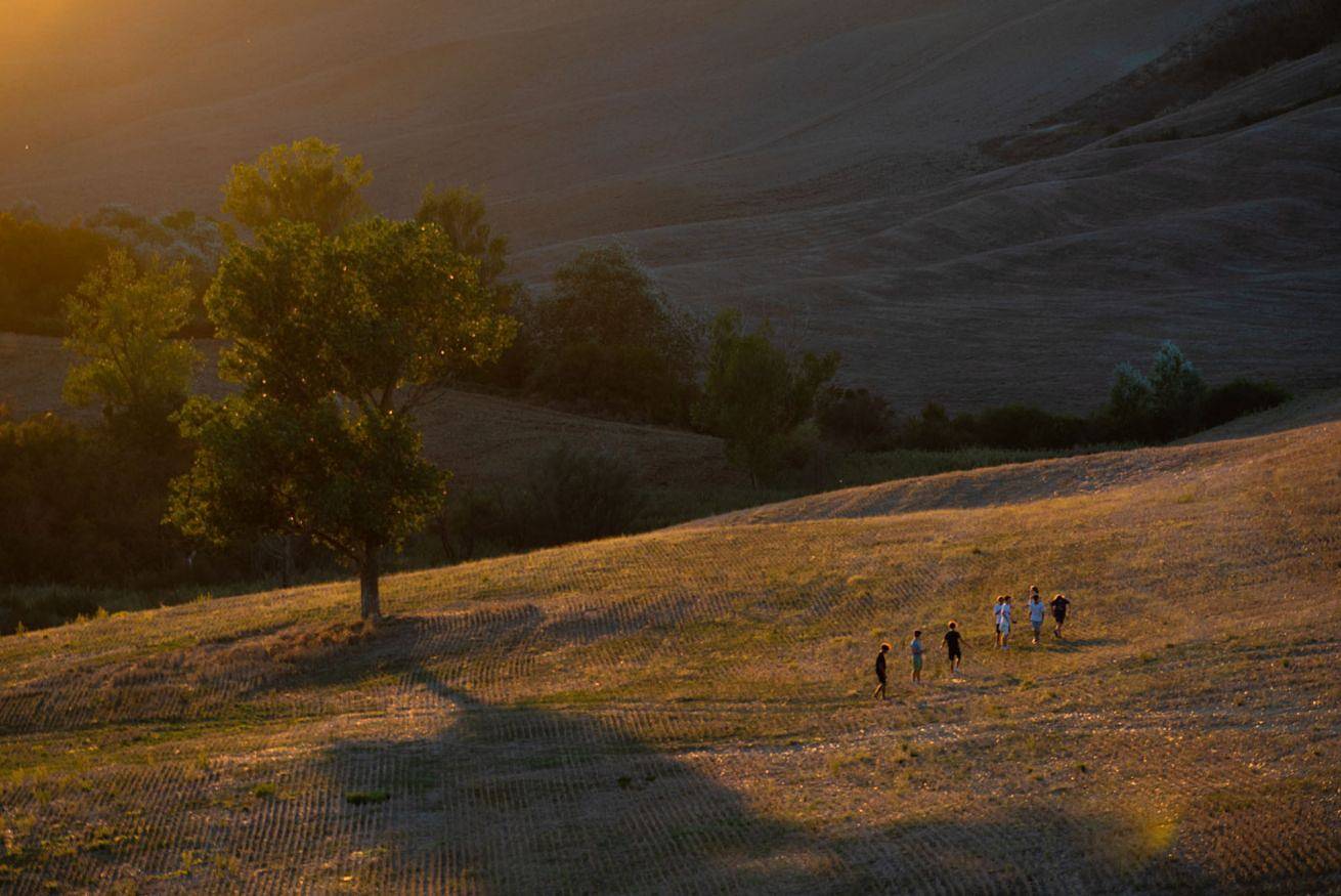Ganze Wohnung, Ferienwohnung für 3 Personen mit Garten in Asciano, Siena Provinz