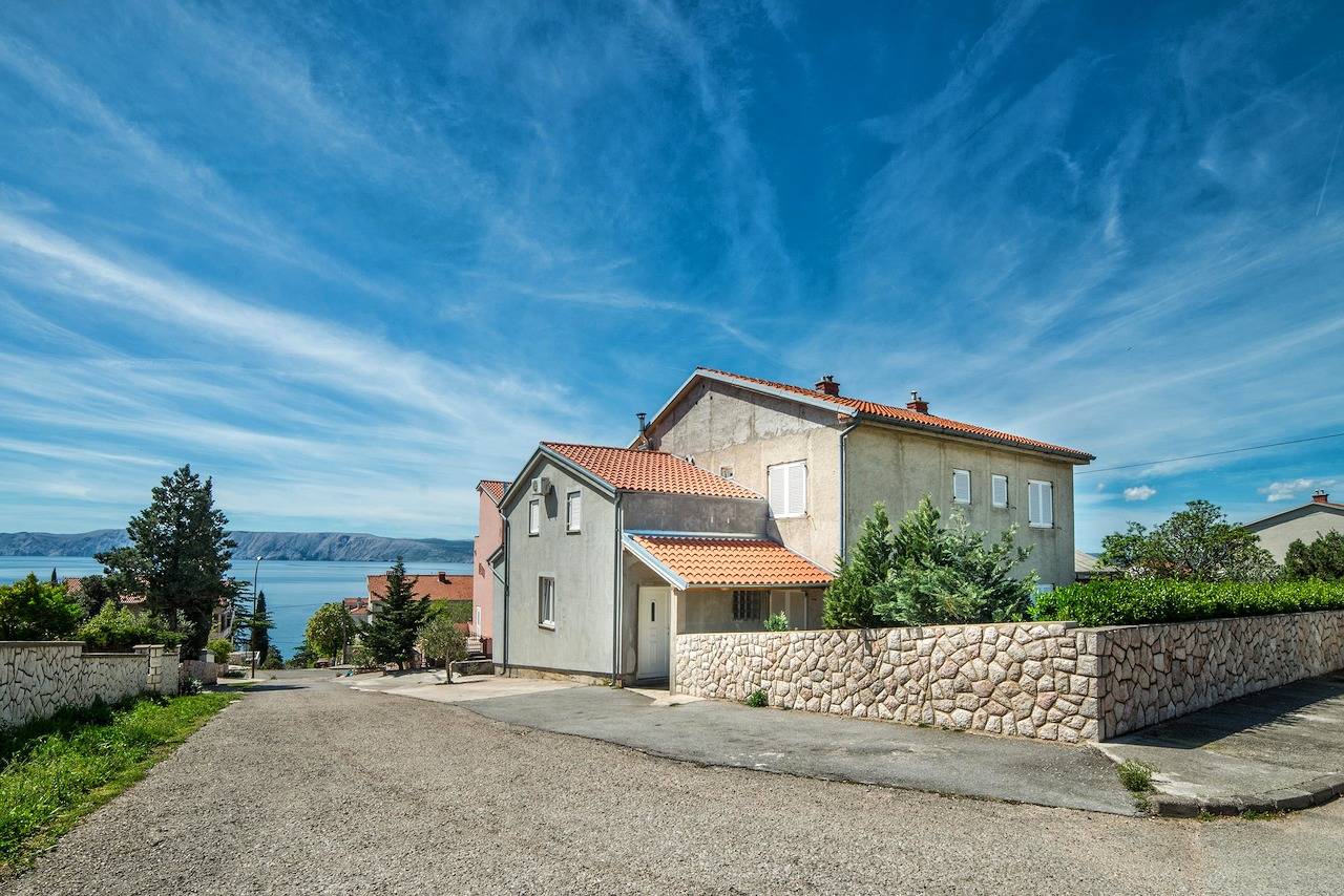 Ganze Wohnung, Ferienwohnung Lidija mit Meerblick in Novi Vinodolski, Primorje-Gorski Kotar