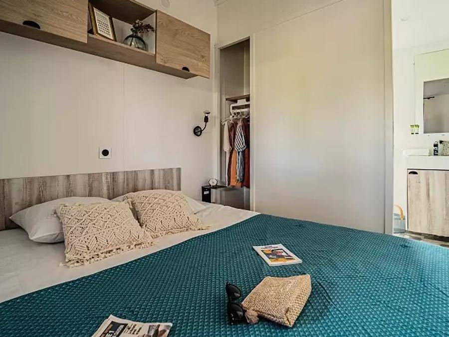 Camping l'Océan - Mobilhome 6 personas - Trio Premium 4 Habitaciones 6 Personas Jacuzzi + Aire Acondicionado + Tv in Brem-sur-Mer, Valle del Loira