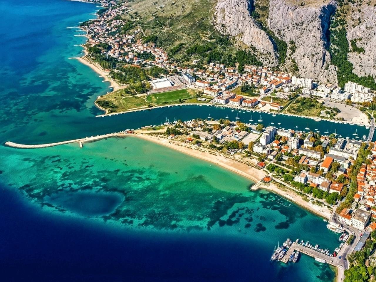 Ferienhaus in Lokva Rogoznica, Omis-Riviera
