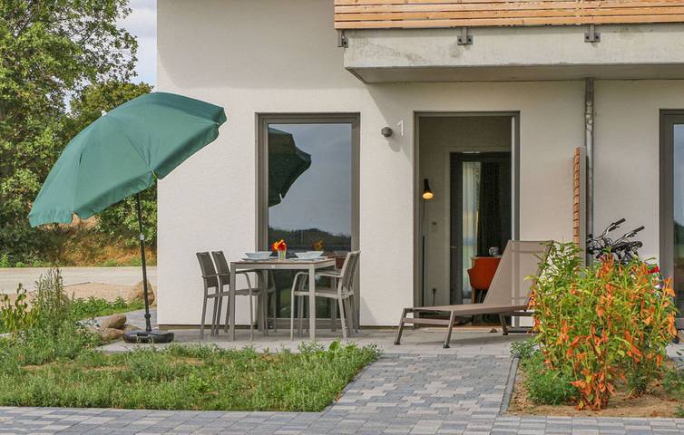 Ferienwohnung für 4 Personen, mit Terrasse und Ausblick in Wreechen