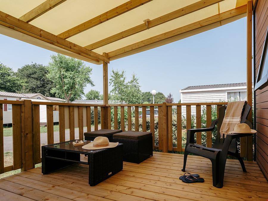 Hu Park Albatros Village - Mobile home 6 persons - Premium | 3 Bedrooms | 6 Pers. | Terrace Lounge | Air-con. in San Vincenzo, Etruscan Coast