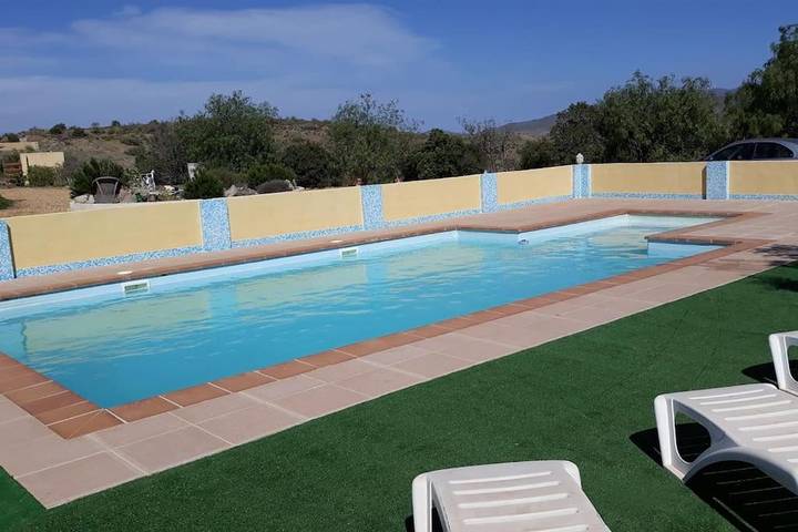 Gîte pour 5 personnes, avec piscine et vue ainsi que jardin et terrasse, animaux acceptés à Tabernas - 4