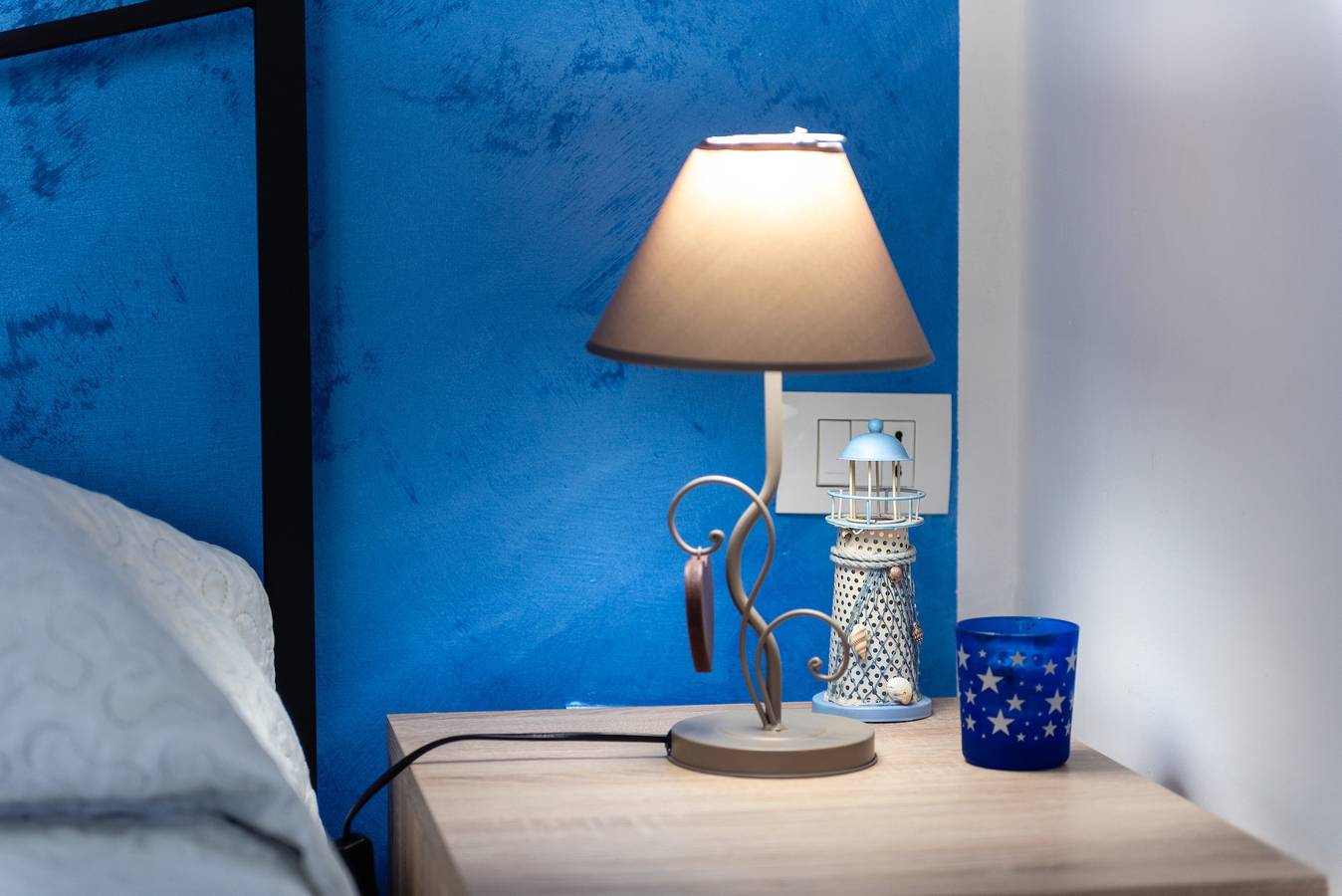 B&B Nodo Francescano – Blaues Zimmer mit Balkon, Wlan und Klimaanlage in Porto Empedocle, Agrigento Provinz