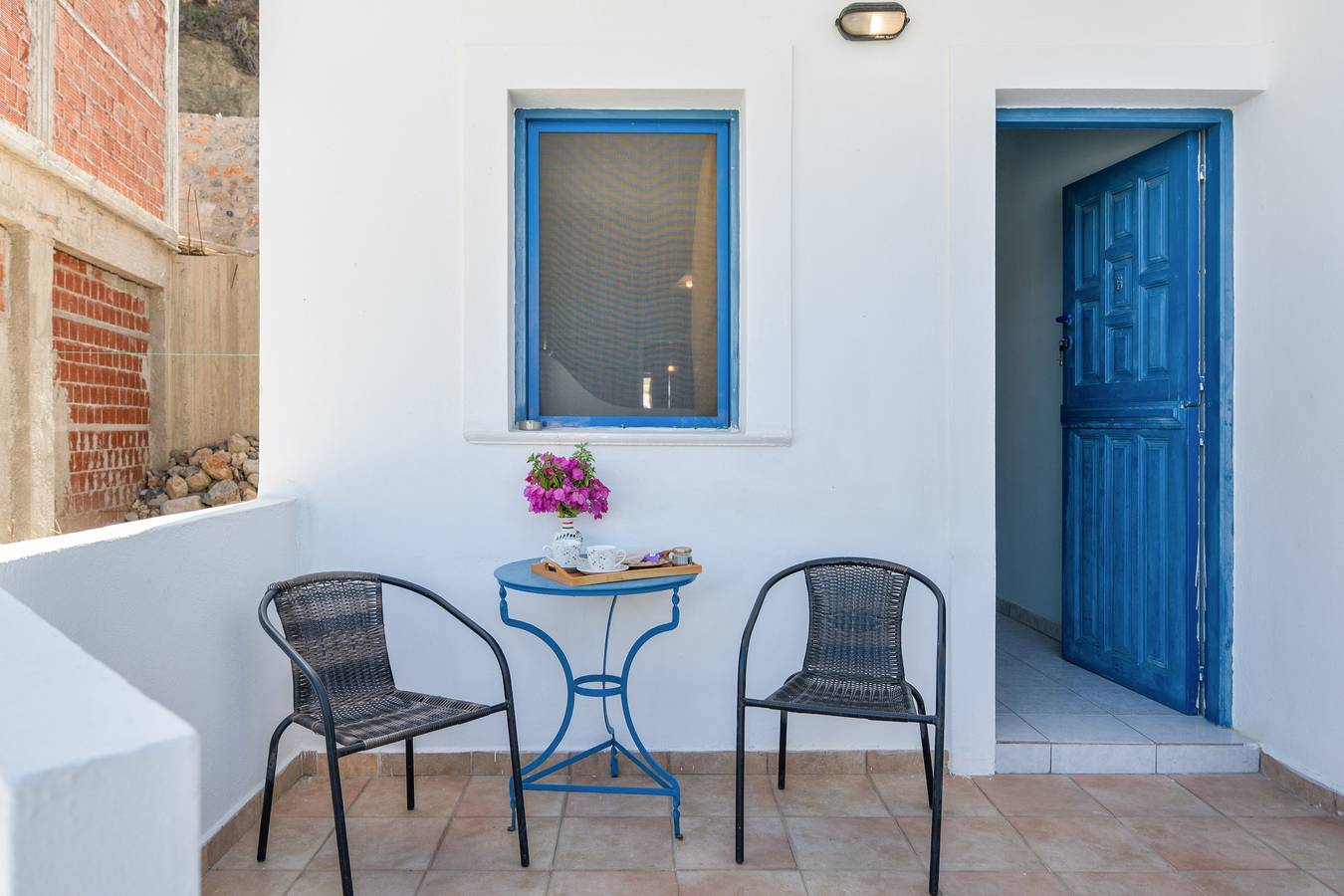 Monolocale intero, Monolocale 'Triple No 1' con vista mare, Wi-Fi e aria condizionata in Scarpanto