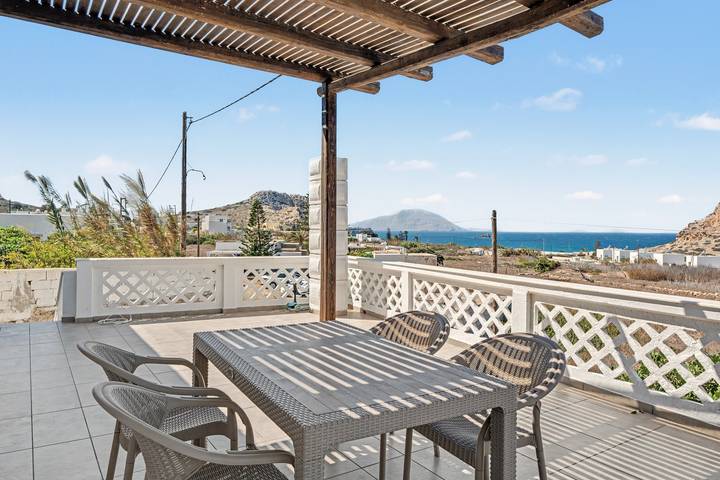 Appartamento per 4 persone, con Balcone e Giardino a Scarpanto