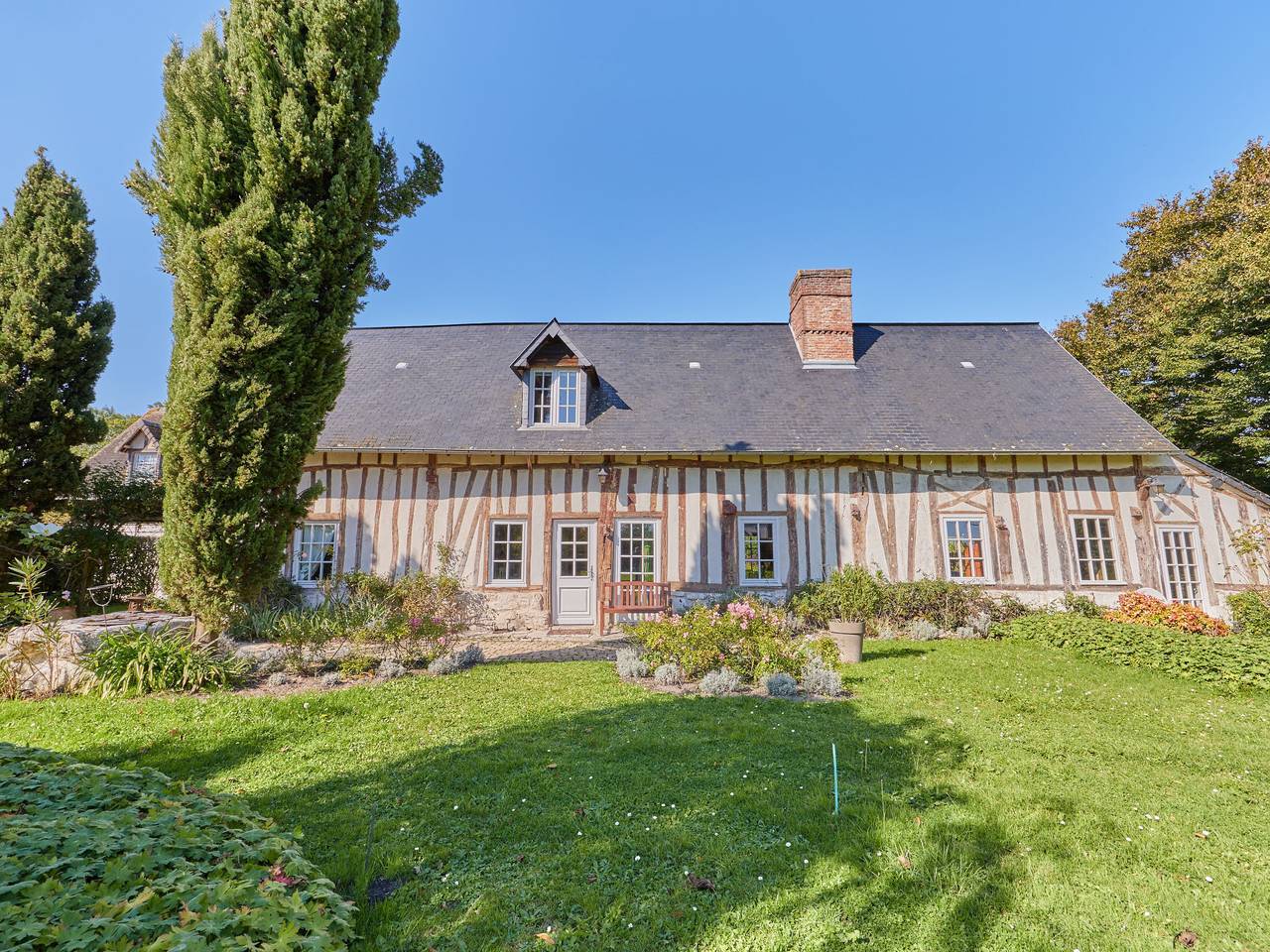 La longère in Vatteville-la-Rue, Région de Rouen
