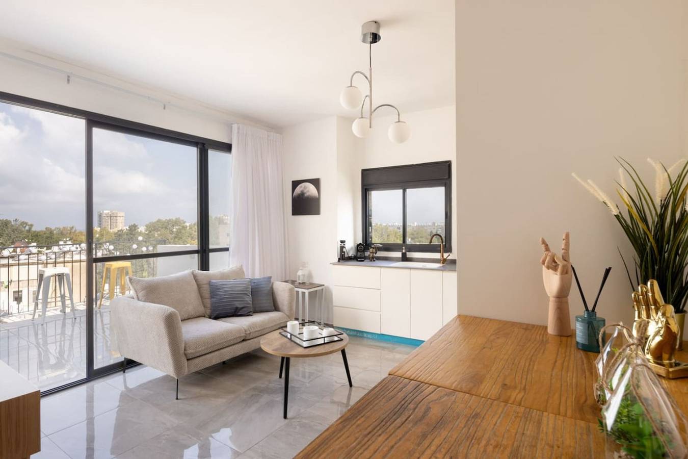 Entire apartment, Bahai Gardens Vista Penthouse by Sea N' Rent in Haifa, Haifa District