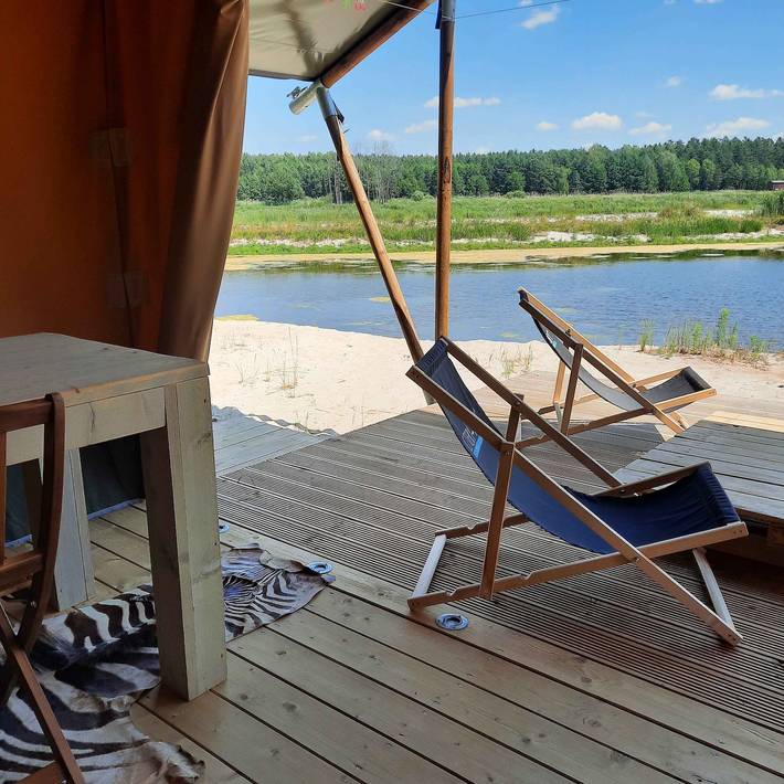 Camping für 4 Personen, mit Whirlpool und Garten sowie Sauna - 1
